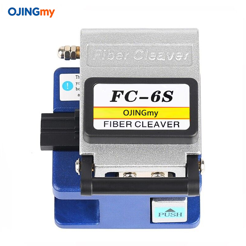 FC-6S Optical fiber cutter 125μm/0.25/0.9mm/2.5-3mm/Bare/pigtails FTTH Fiber Optic Tool